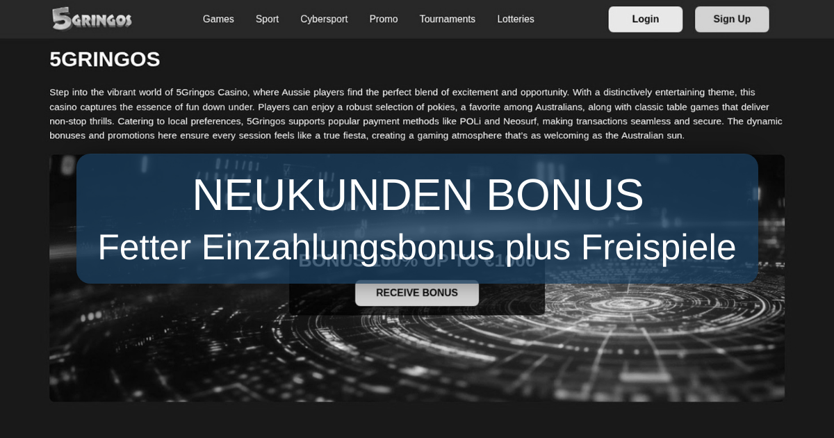 5Gringo Casino Österreich - Top Slots & Blitzschnelle Auszahlung